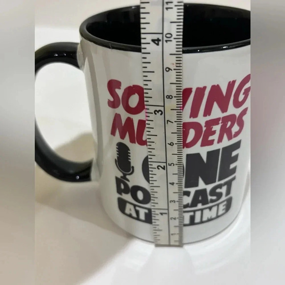 New Solving Murder Podcast Coffee Cup Mug - Picture 5 of 5